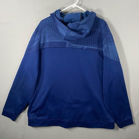 Nike Dri Fit Pullover Hoodie Sweatshirt Blue Mens Size 3XL - Picture 8 of 8